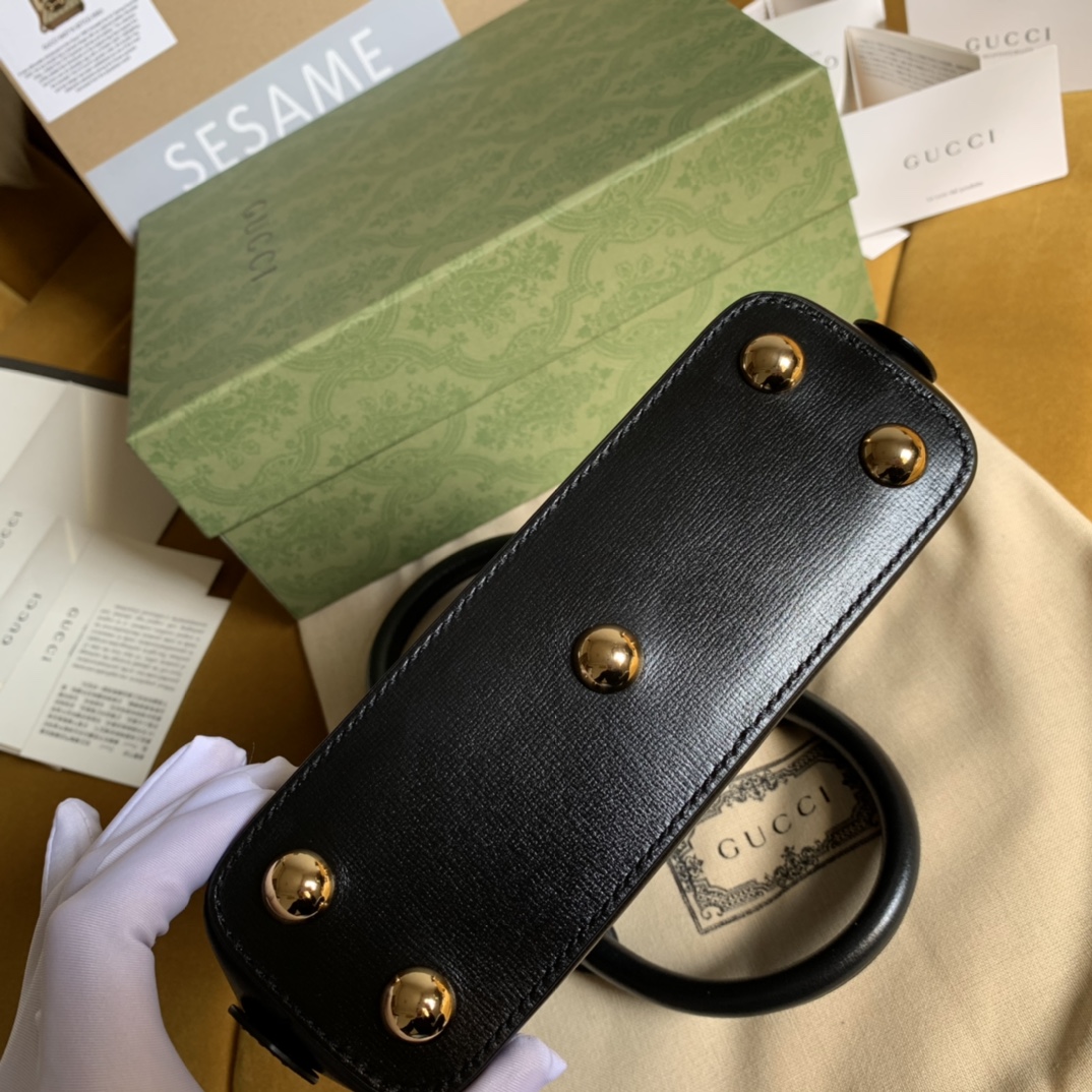 G*u*i horsebit 1955 mini top handle bag